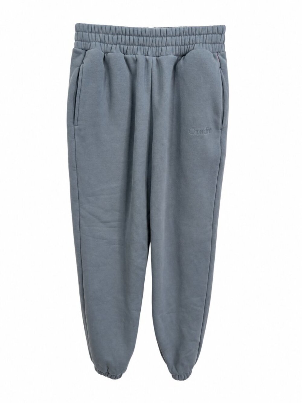 Comfrt Signature Sweatpants Blue Adult Small Oversized Fleece Joggers Lounge